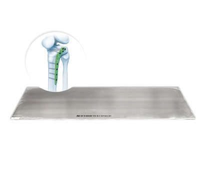 Titanium plate(sheet) for internal bone fixation